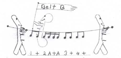 Rhythm Pick Teaching Belt B